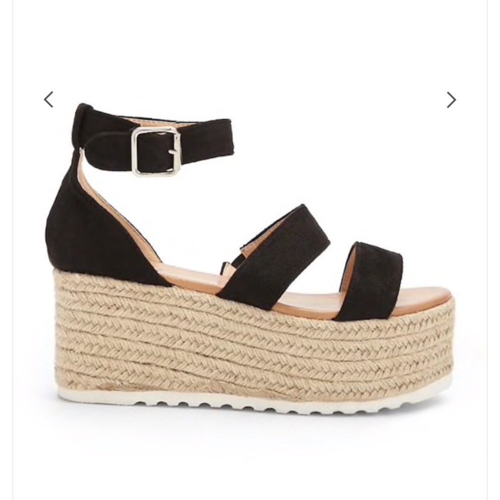 Strappy Espadrille Wedge
